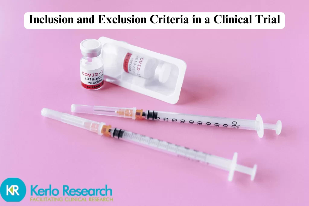 inclusion and exclusion criteria in a clinical trial